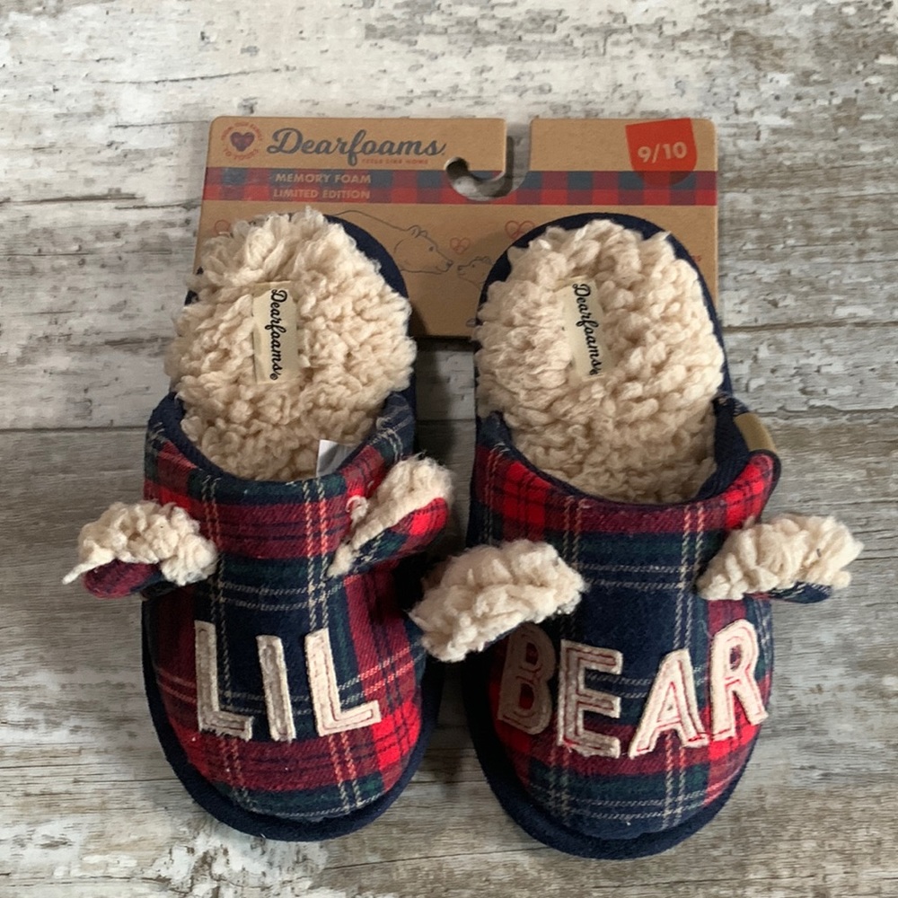 Dearfoams Lil Bear slippers